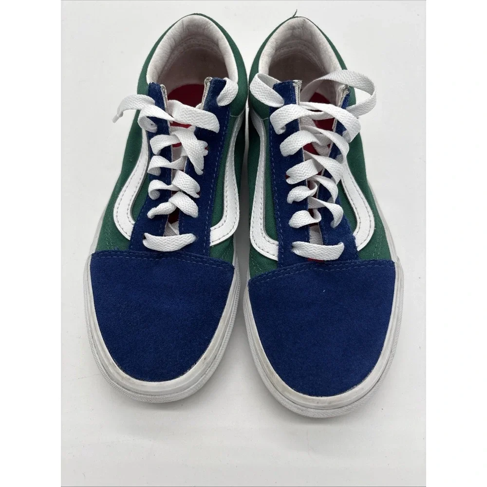 VANS Old Skool Yacht Club Vibrant blue, green, yellow Retro, Shoes Sneakers Sz 4